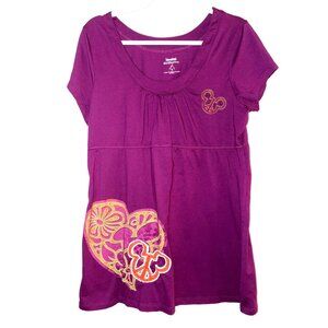 Disneyland Disney World Mickey Mouse Peace Sign Tunic/Shirt Size XL